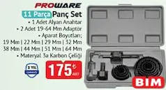 PROWARE 11 PARÇA PANÇ SET